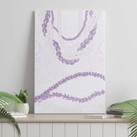 Aloha Lei Mikioi Canvas Wall Art Purple Polynesian Tribal Tatau Pattern