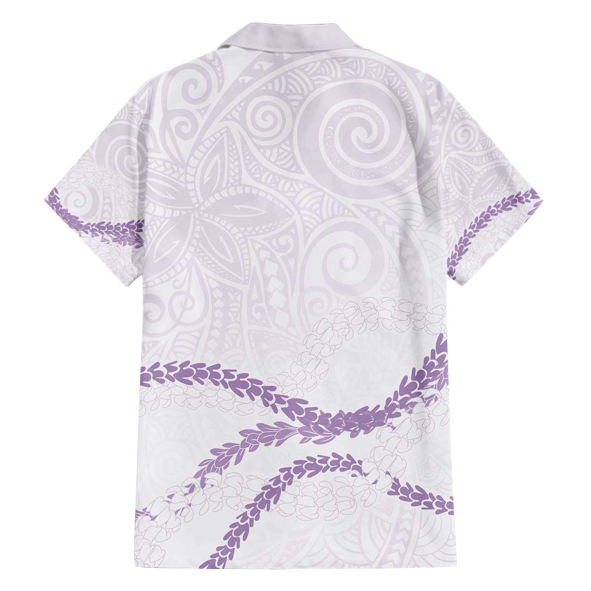 Aloha Lei Mikioi Family Matching Off The Shoulder Long Sleeve Dress and Hawaiian Shirt Purple Polynesian Tribal Tatau Pattern