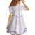 Aloha Lei Mikioi Family Matching Off Shoulder Maxi Dress and Hawaiian Shirt Purple Polynesian Tribal Tatau Pattern