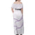 Aloha Lei Mikioi Family Matching Off Shoulder Maxi Dress and Hawaiian Shirt Purple Polynesian Tribal Tatau Pattern