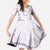 Aloha Lei Mikioi Family Matching Short Sleeve Bodycon Dress and Hawaiian Shirt Purple Polynesian Tribal Tatau Pattern