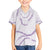 Aloha Lei Mikioi Family Matching Short Sleeve Bodycon Dress and Hawaiian Shirt Purple Polynesian Tribal Tatau Pattern