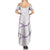 Aloha Lei Mikioi Family Matching Summer Maxi Dress and Hawaiian Shirt Purple Polynesian Tribal Tatau Pattern