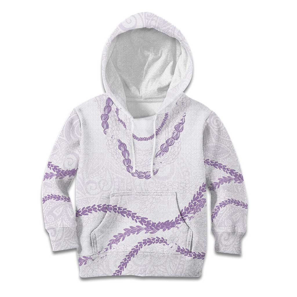 Aloha Lei Mikioi Kid Hoodie Purple Polynesian Tribal Tatau Pattern LT9 Hoodie Purple - Polynesian Pride