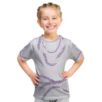 Aloha Lei Mikioi Kid T Shirt Purple Polynesian Tribal Tatau Pattern LT9 Purple - Polynesian Pride