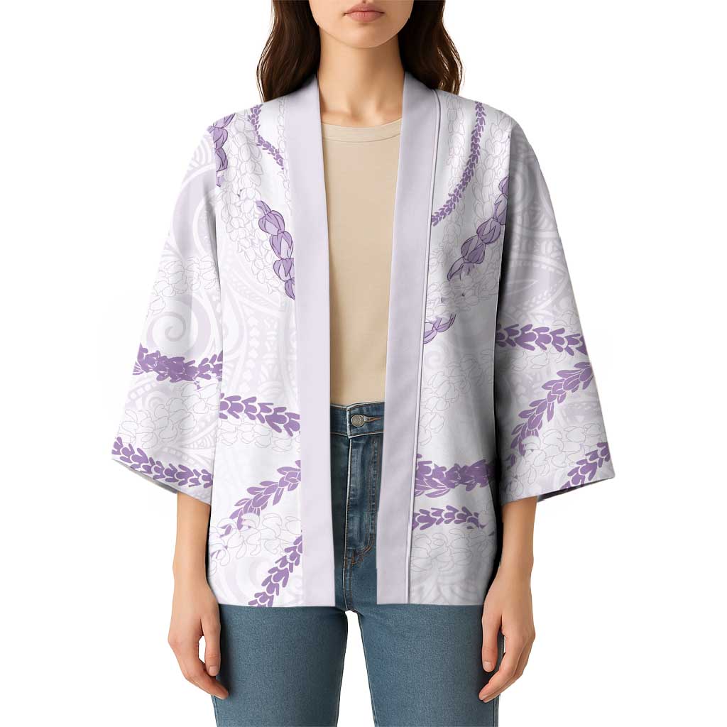 Aloha Lei Mikioi Kimono Purple Polynesian Tribal Tatau Pattern - Polynesian Pride