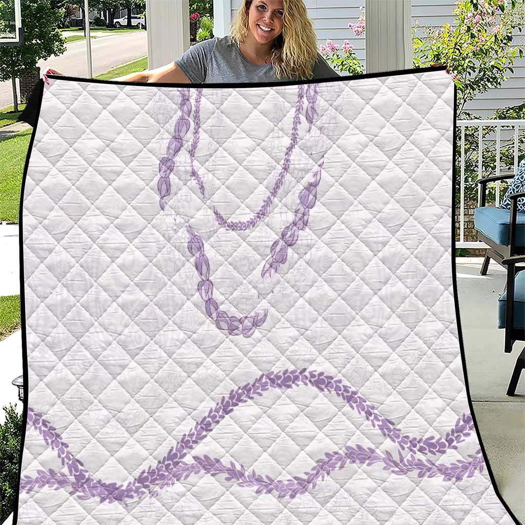 Aloha Lei Mikioi Quilt Purple Polynesian Tribal Tatau Pattern