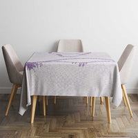 Aloha Lei Mikioi Tablecloth Purple Polynesian Tribal Tatau Pattern