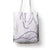 Aloha Lei Mikioi Tote Bag Purple Polynesian Tribal Tatau Pattern - Polynesian Pride