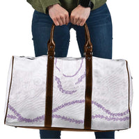 Aloha Lei Mikioi Travel Bag Purple Polynesian Tribal Tatau Pattern - Polynesian Pride