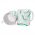 Aloha Lei Mikioi Ceramic Mug Sage Green Polynesian Tribal Tatau Pattern - Polynesian Pride
