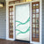 Aloha Lei Mikioi Door Cover Sage Green Polynesian Tribal Tatau Pattern - Polynesian Pride