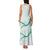 Aloha Lei Mikioi Family Matching Tank Maxi Dress and Hawaiian Shirt Sage Green Polynesian Tribal Tatau Pattern