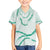 Aloha Lei Mikioi Kid Hawaiian Shirt Sage Green Polynesian Tribal Tatau Pattern