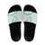 Aloha Lei Mikioi Slide Sandals Sage Green Polynesian Tribal Tatau Pattern - Polynesian Pride