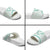 Aloha Lei Mikioi Slide Sandals Sage Green Polynesian Tribal Tatau Pattern - Polynesian Pride