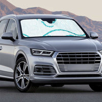 Aloha Lei Mikioi Auto Sun Shade Aloha Lei Mikioi - Polynesian Pride