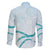 Aloha Lei Mikioi Family Matching Puletasi and Hawaiian Shirt Teal Polynesian Tribal Tatau Pattern