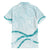 Aloha Lei Mikioi Family Matching Summer Maxi Dress and Hawaiian Shirt Teal Polynesian Tribal Tatau Pattern