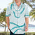 Aloha Lei Mikioi Hawaiian Shirt Teal Polynesian Tribal Tatau Pattern