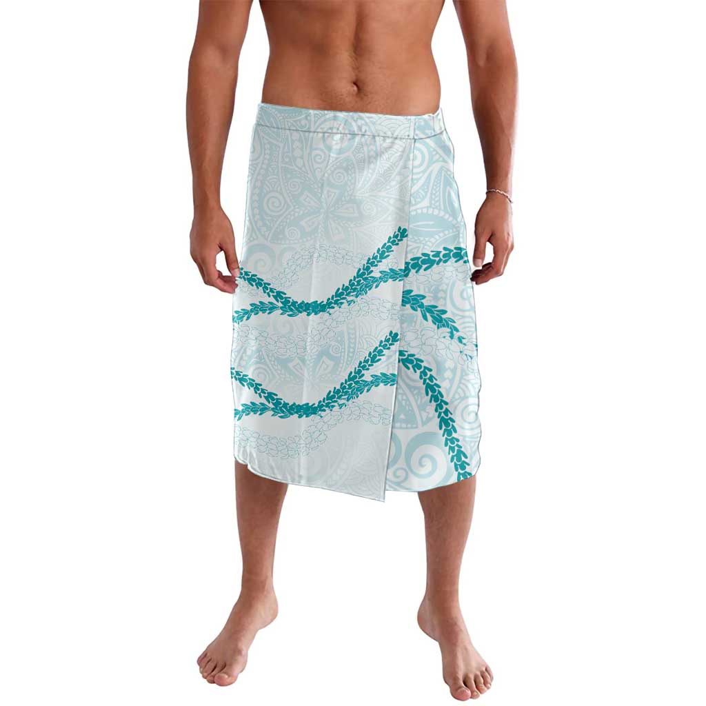 Aloha Lei Mikioi Lavalava Teal Polynesian Tribal Tatau Pattern