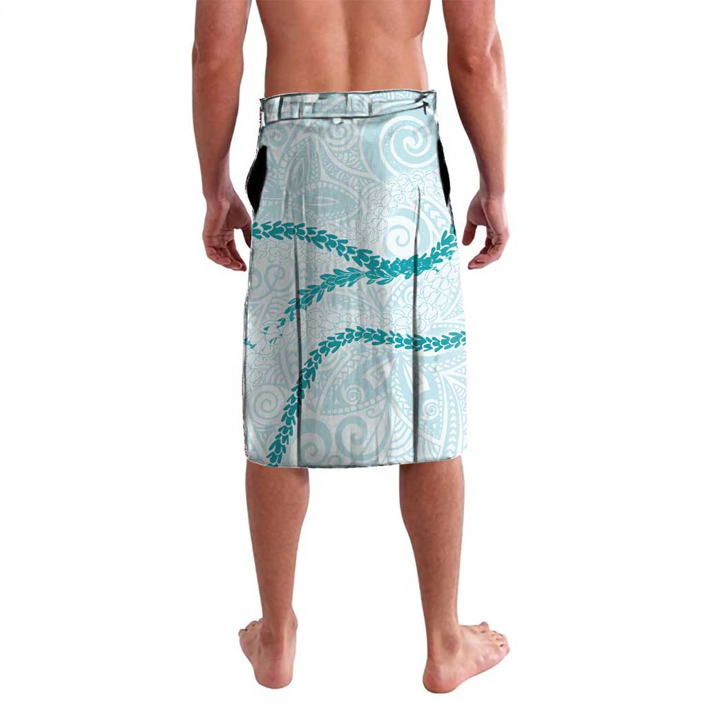 Aloha Lei Mikioi Lavalava Teal Polynesian Tribal Tatau Pattern