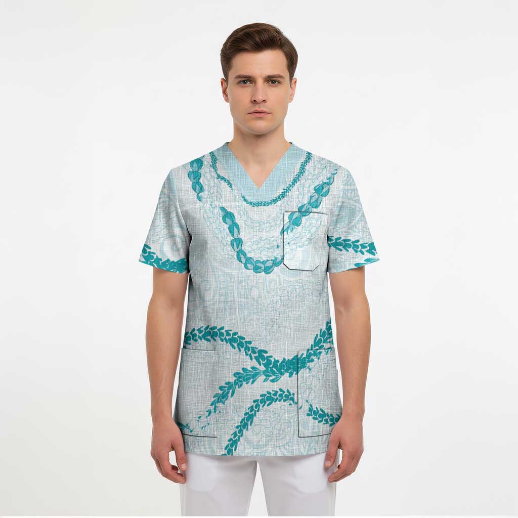 Aloha Lei Mikioi Scrub Top Aloha Lei Mikioi - Polynesian Pride