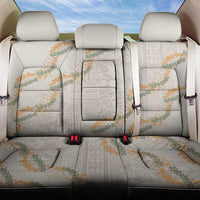 Aloha Pakalana and Puakenikeni Lei Back Car Seat Cover Beige Hawaiian Pattern