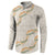 Aloha Pakalana and Puakenikeni Lei Button Sweatshirt Beige Hawaiian Pattern
