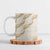 Aloha Pakalana and Puakenikeni Lei Ceramic Mug Beige Hawaiian Pattern - Polynesian Pride