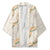 Aloha Pakalana and Puakenikeni Lei Kimono Beige Hawaiian Pattern - Polynesian Pride