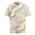 Aloha Pakalana and Puakenikeni Lei Rugby Jersey Beige Hawaiian Pattern