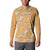 Aloha Pakalana and Puakenikeni Lei Button Sweatshirt Gold Hawaiian Pattern
