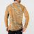 Aloha Pakalana and Puakenikeni Lei Button Sweatshirt Gold Hawaiian Pattern