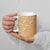 Aloha Pakalana and Puakenikeni Lei Ceramic Mug Gold Hawaiian Pattern - Polynesian Pride