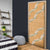 Aloha Pakalana and Puakenikeni Lei Door Cover Gold Hawaiian Pattern - Polynesian Pride