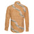 Aloha Pakalana and Puakenikeni Lei Family Matching Puletasi and Hawaiian Shirt Gold Hawaiian Pattern