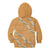 Aloha Pakalana and Puakenikeni Lei Kid Hoodie Gold Hawaiian Pattern