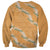 Aloha Pakalana and Puakenikeni Lei Sweatshirt Gold Hawaiian Pattern