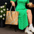 Aloha Pakalana and Puakenikeni Lei Tote Bag Gold Hawaiian Pattern - Polynesian Pride