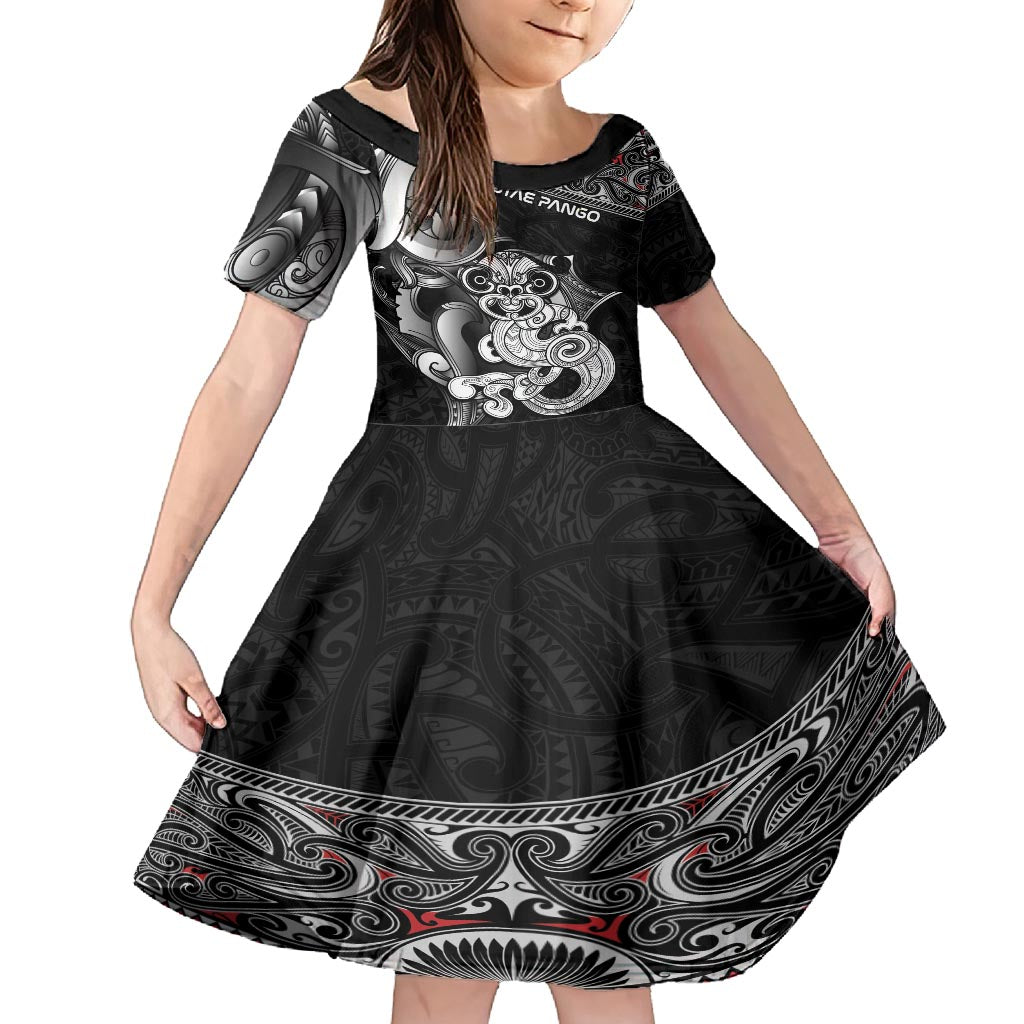 Personalised New Zealand Potae Pango Cricket Family Matching Tank Maxi Dress and Hawaiian Shirt Special Maori Hei Tiki Tribal Tattoo