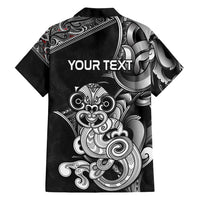 Personalised New Zealand Potae Pango Cricket Family Matching Tank Maxi Dress and Hawaiian Shirt Special Maori Hei Tiki Tribal Tattoo