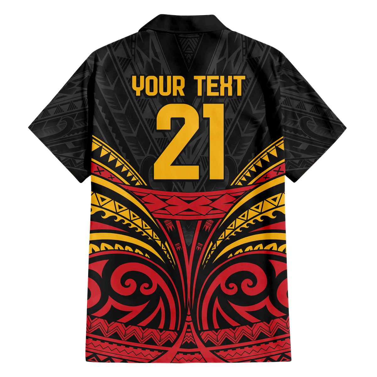 Custom Papua New Guinea Cricket Family Matching Short Sleeve Bodycon Dress and Hawaiian Shirt PNG Emblem Mix Polyneisan Pattern