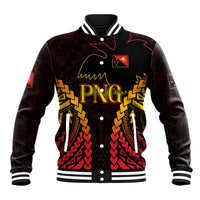 Custom Papua New Guinea Cricket Baseball Jacket Go Barramundis LT9 Unisex Black - Polynesian Pride