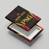 Custom Papua New Guinea Cricket Canvas Wall Art Go Barramundis