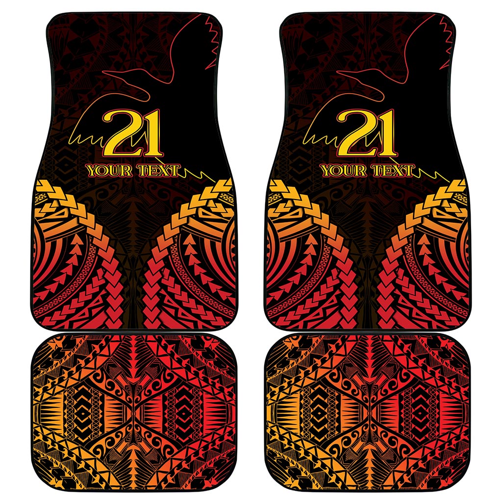 Custom Papua New Guinea Cricket Car Mats Go Barramundis