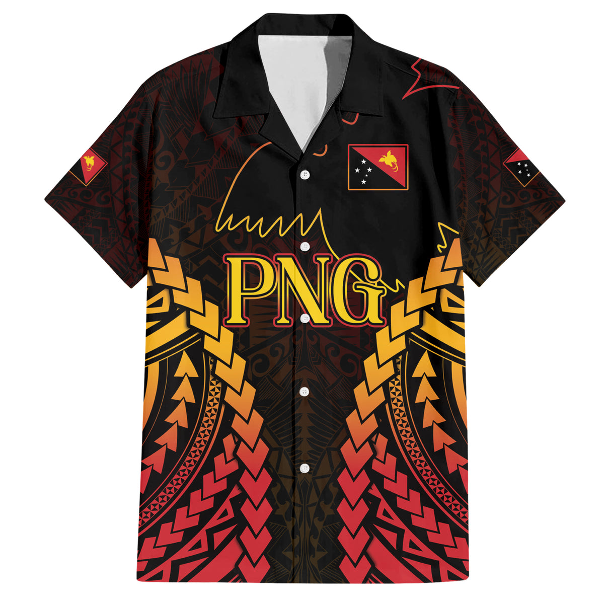 Custom Papua New Guinea Cricket Family Matching Short Sleeve Bodycon Dress and Hawaiian Shirt Go Barramundis