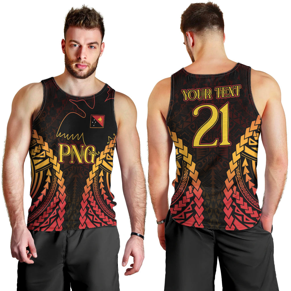 Custom Papua New Guinea Cricket Men Tank Top Go Barramundis