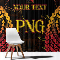 Custom Papua New Guinea Cricket Window Curtain Go Barramundis