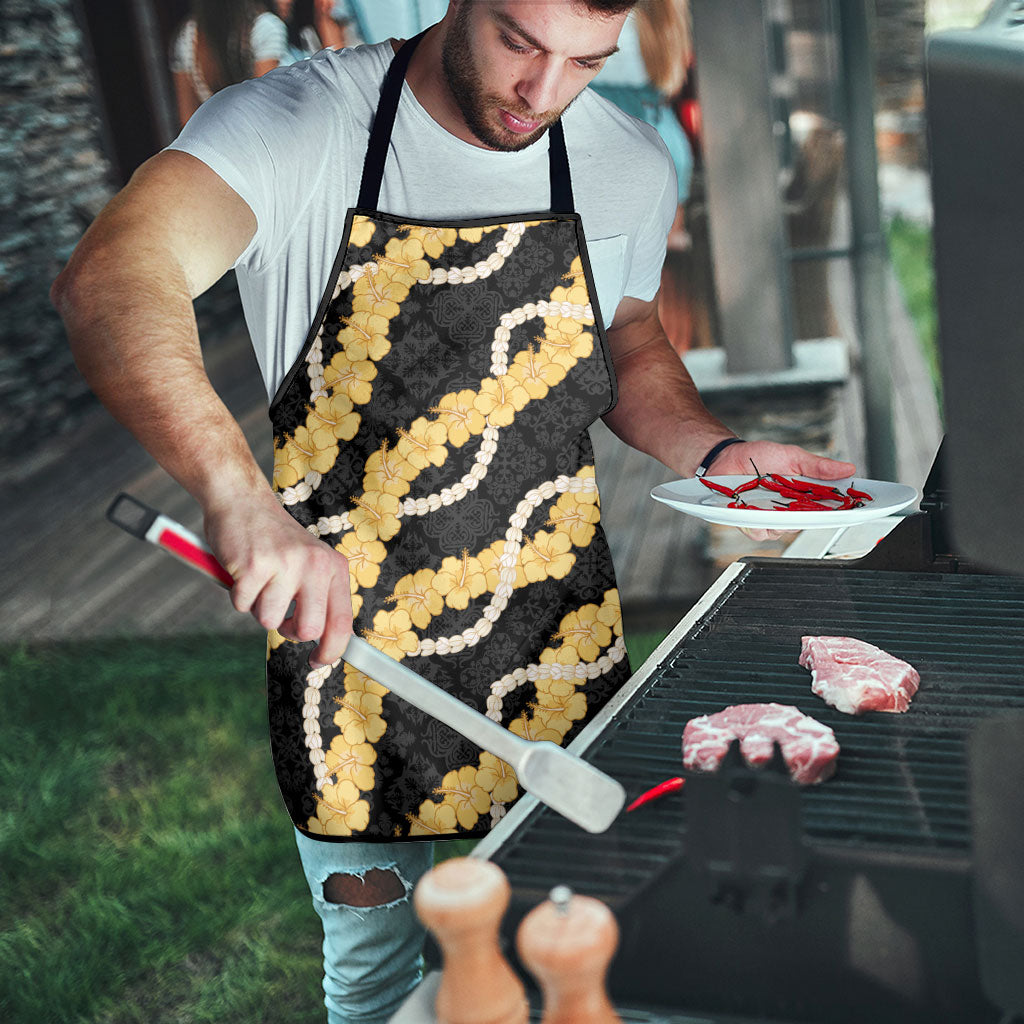 Aloha Melemele Hibiscus Pikake Lei Apron Hawaiian Quilt Pattern